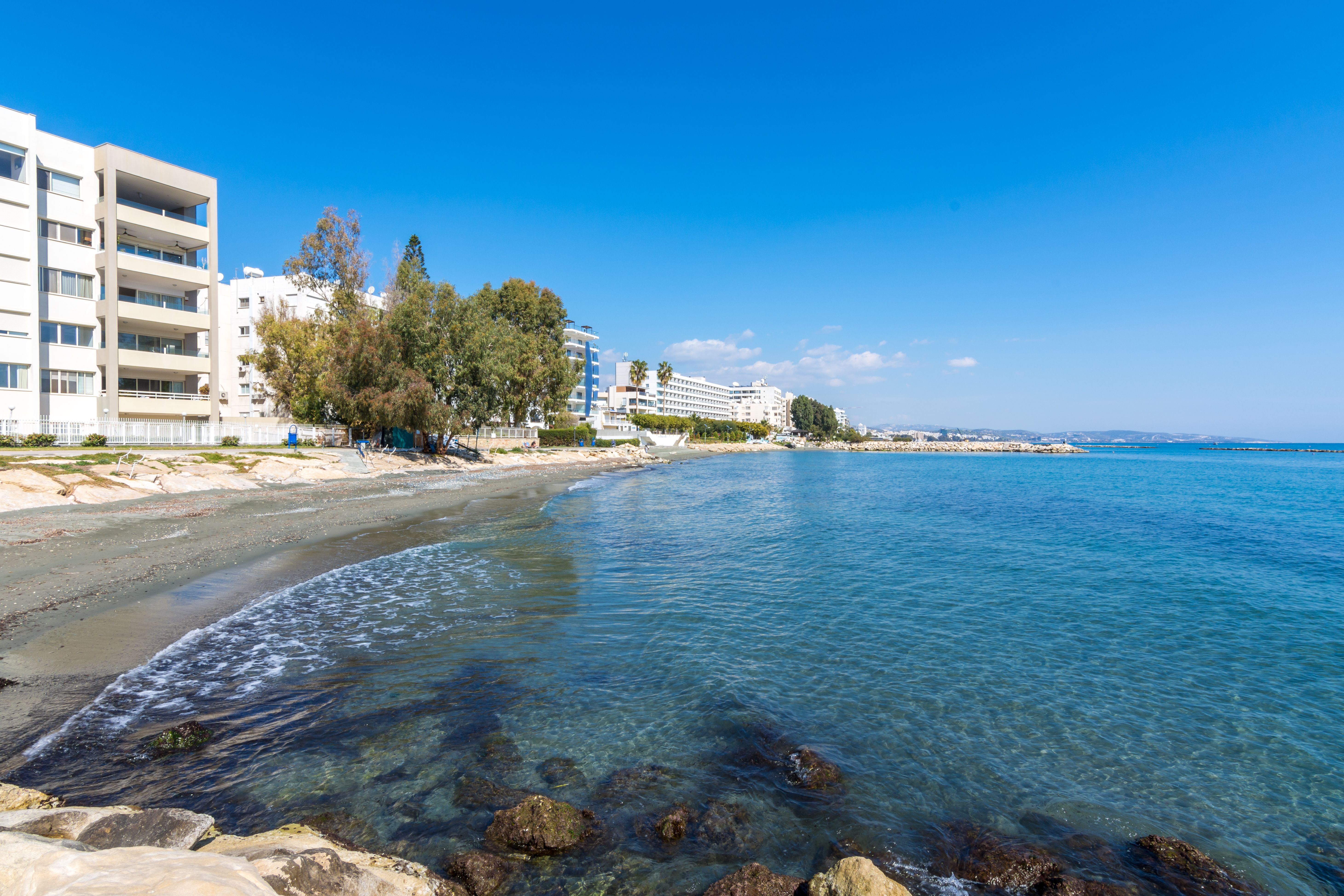 Dasoudi beach at Germasogia, Limassol, Cyprus