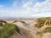 A view across the sand dunes at Formby beach in Merseyside, Liverpool