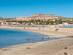 A view of Caleta de Fuste beach and resort in Fuerteventura