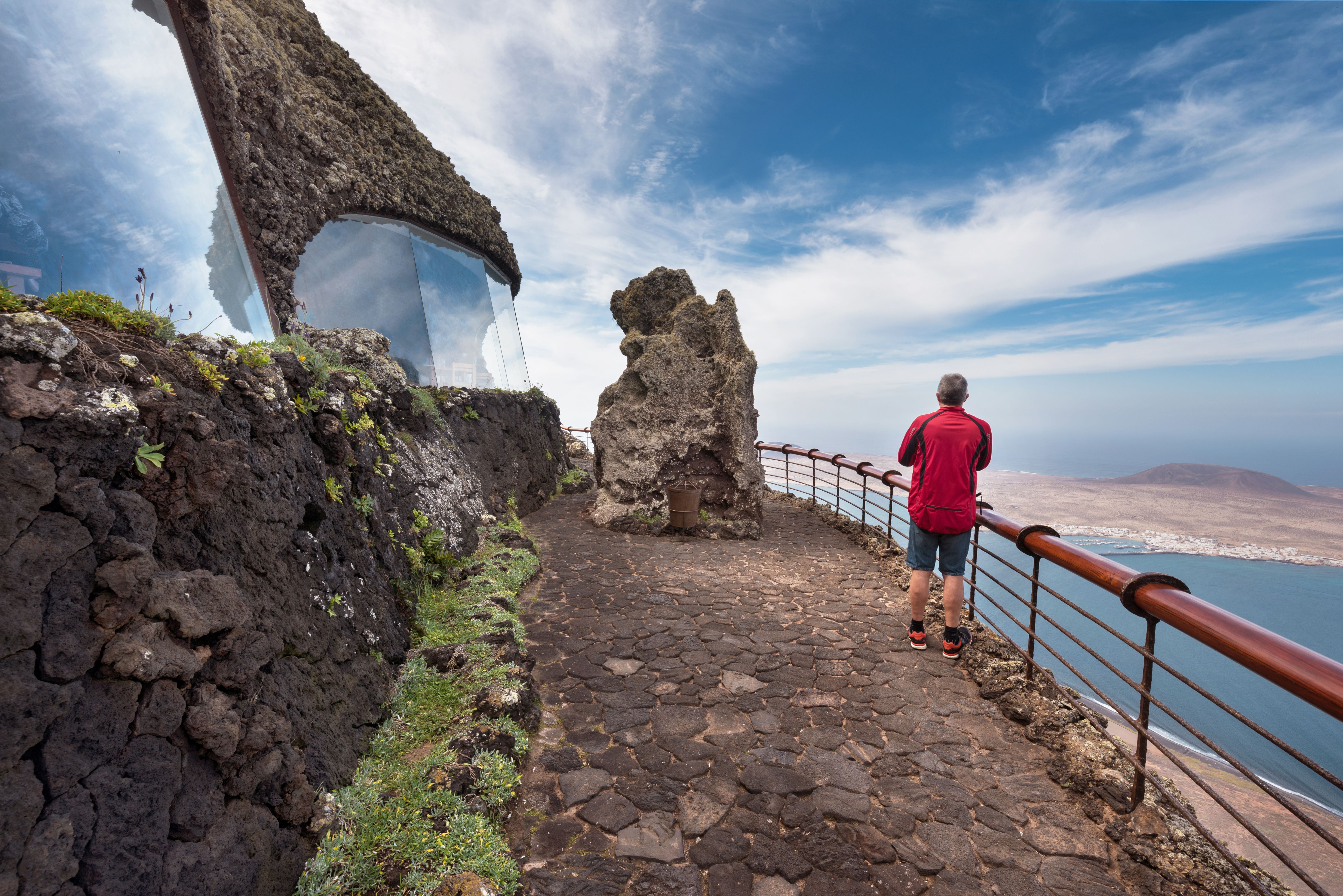 The Mirador del Rio viewpoint in Lanzarote