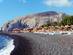 A view of Kamari Beach in Santorini