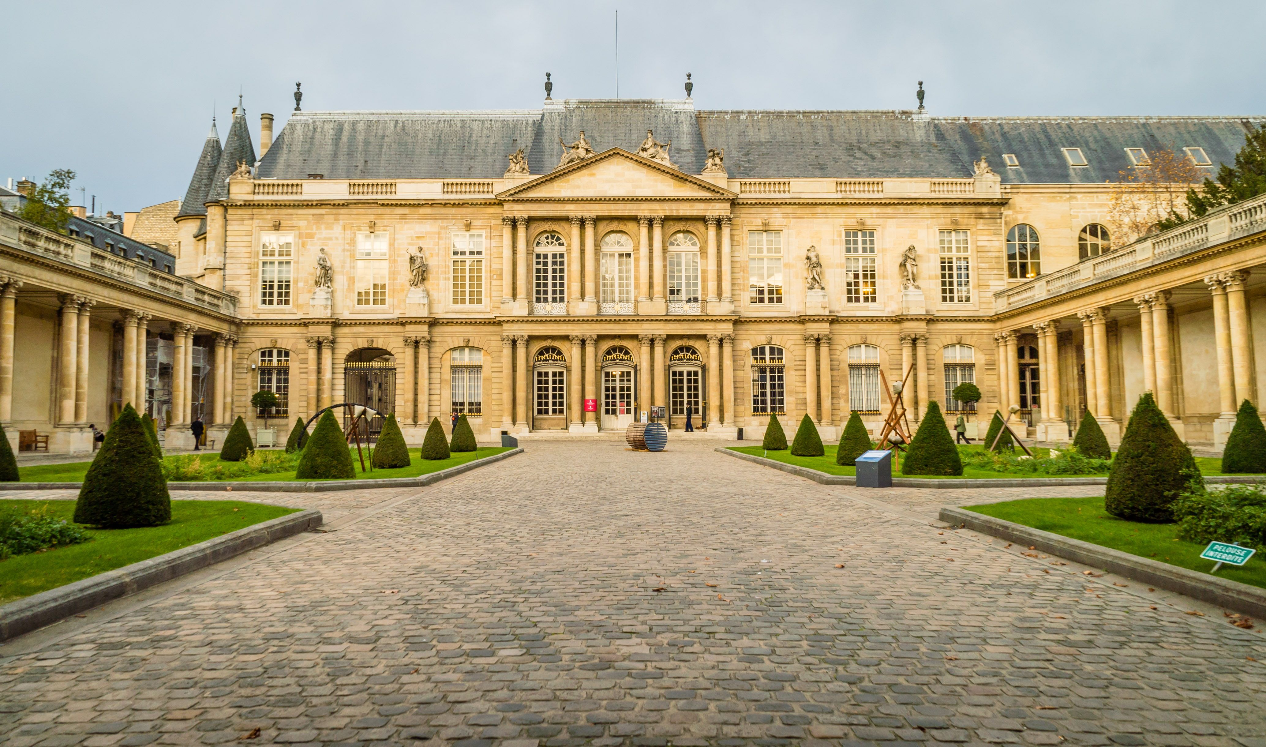 A view of the Carnavalet Museum in Paris