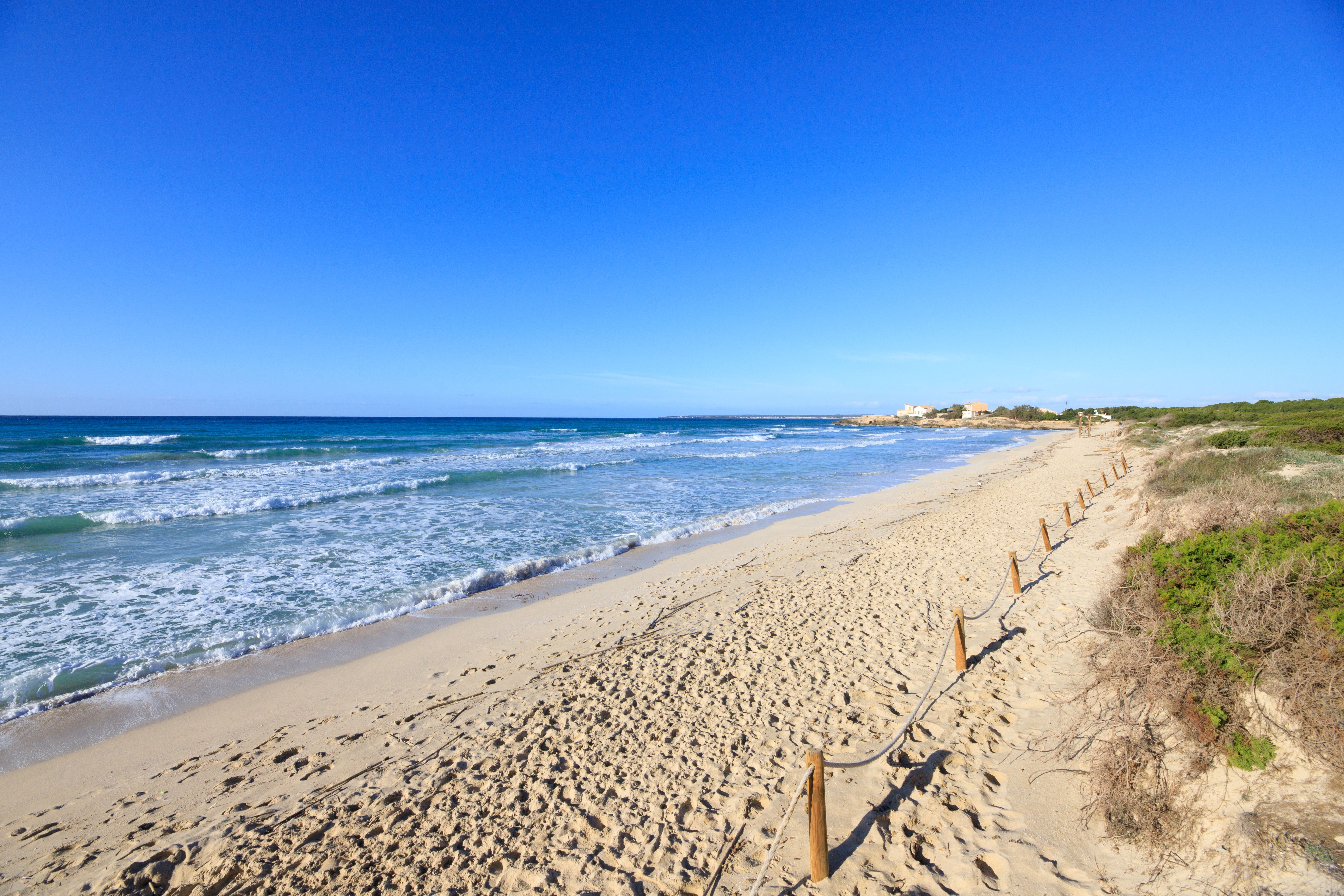 Es Trenc beach in Majorca