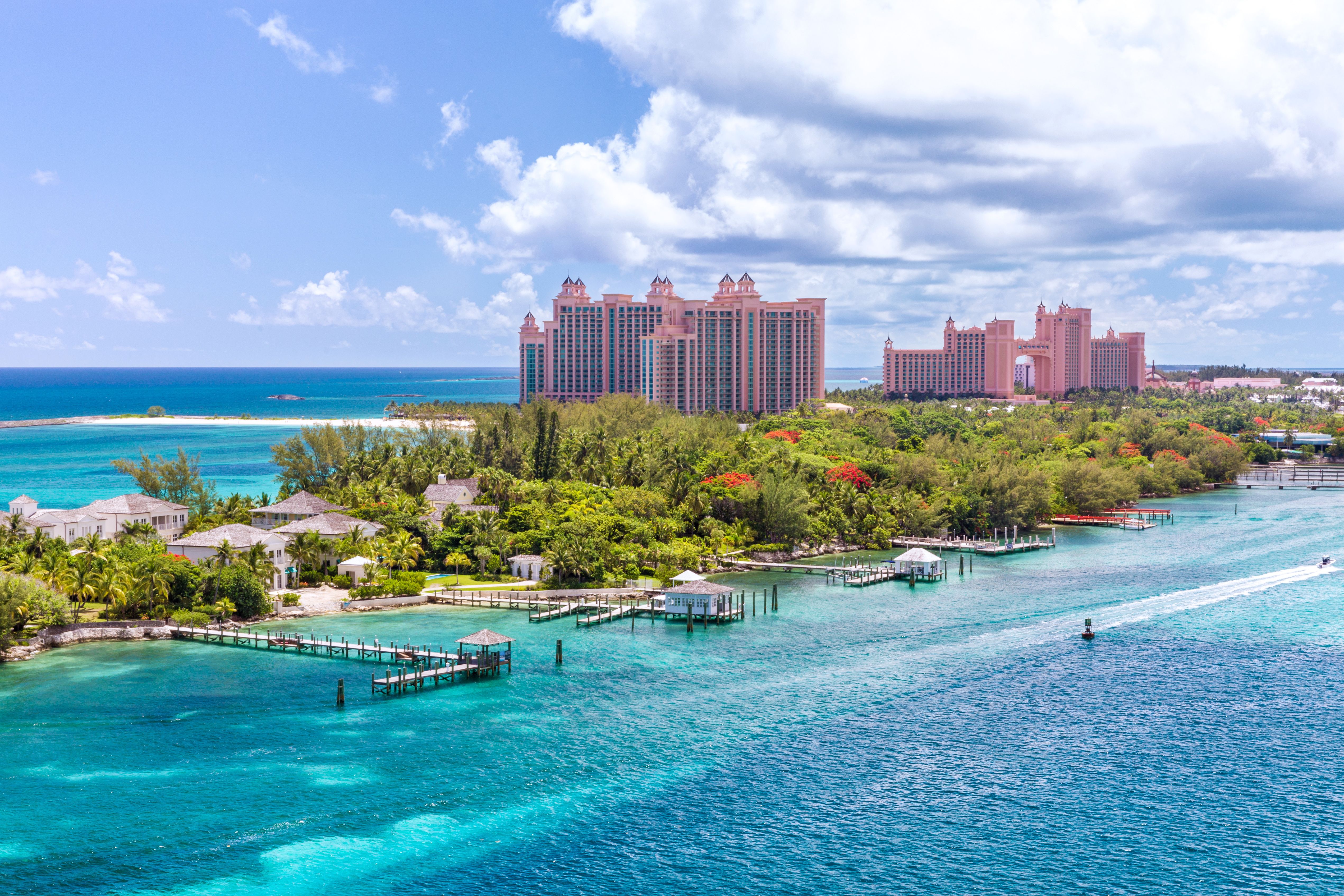 A view of Nassau in the Bahamas