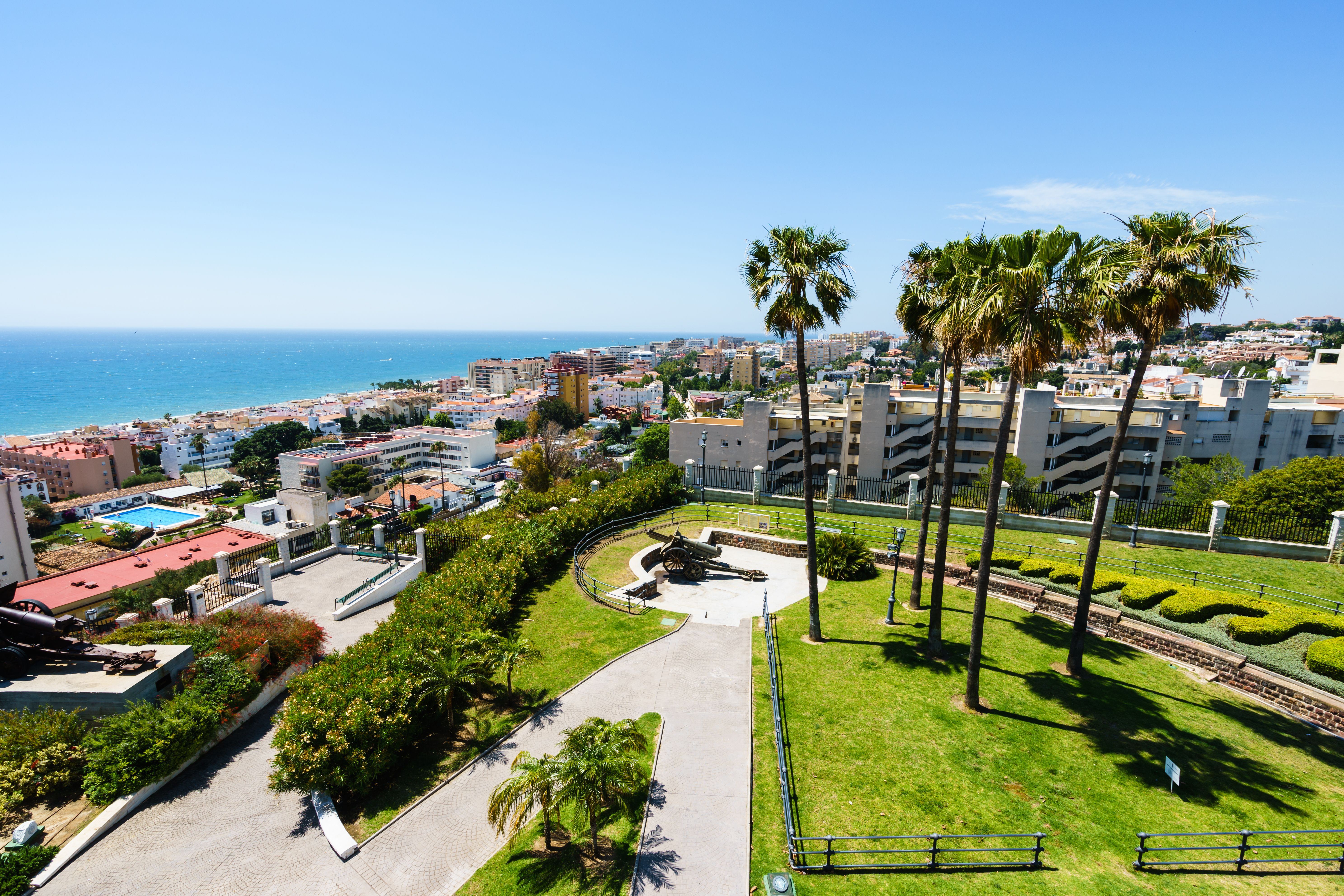 View of the resort of Torremolino in Costa del Sol
