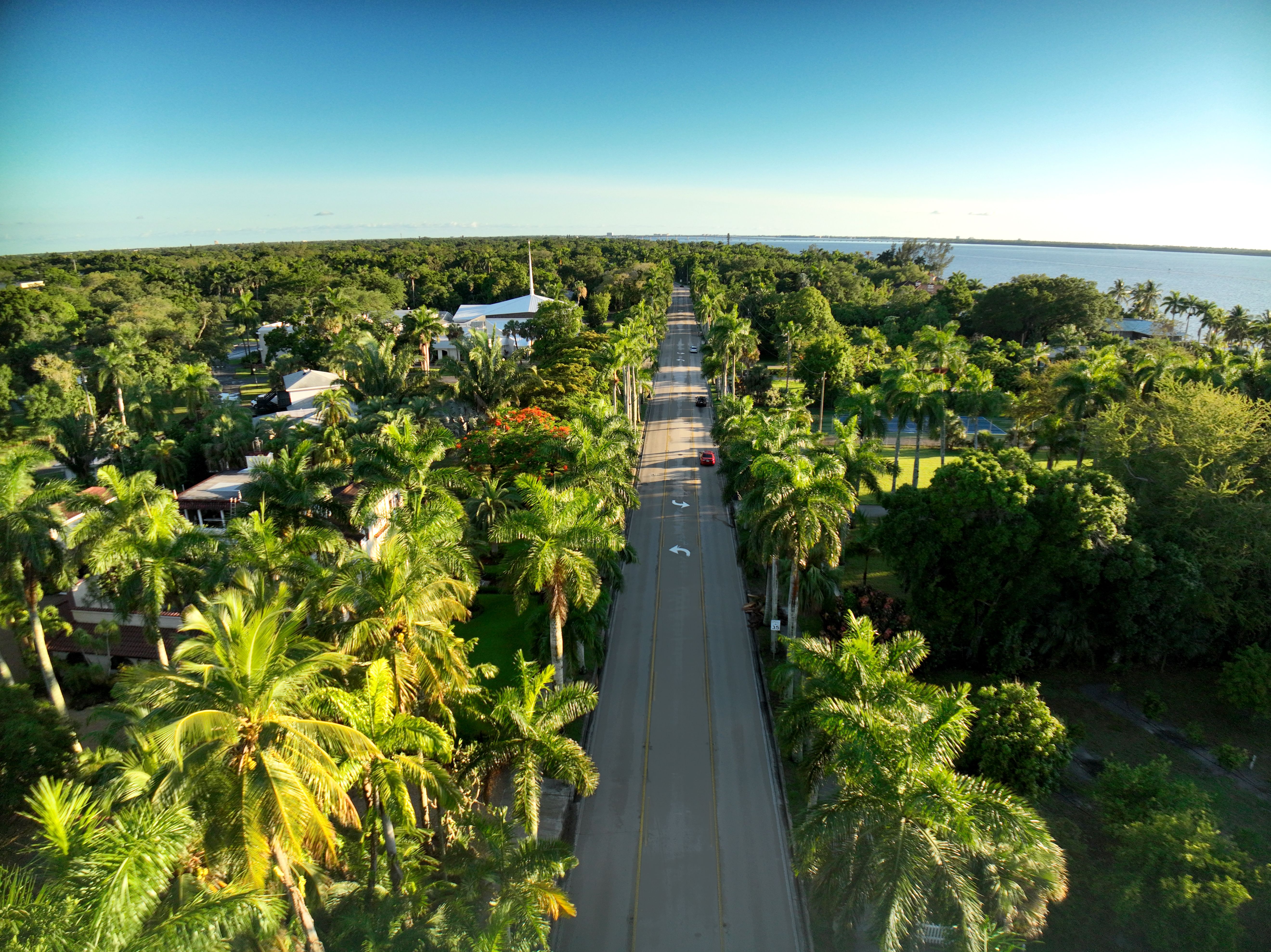 McGregor Palms road in Fort Myers, Florida