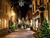 The Petit-Champlain at Lower Old Town (Basse-Ville) decorated for Christmas in Quebec City