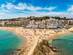 A view of Blanes beach in Costa Brava, Spain