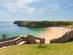 A view over Barafundle Bay in Pembrokeshire, Wales