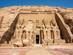 View of the entrance to Abu Simbel Temple near Aswan, Egypt