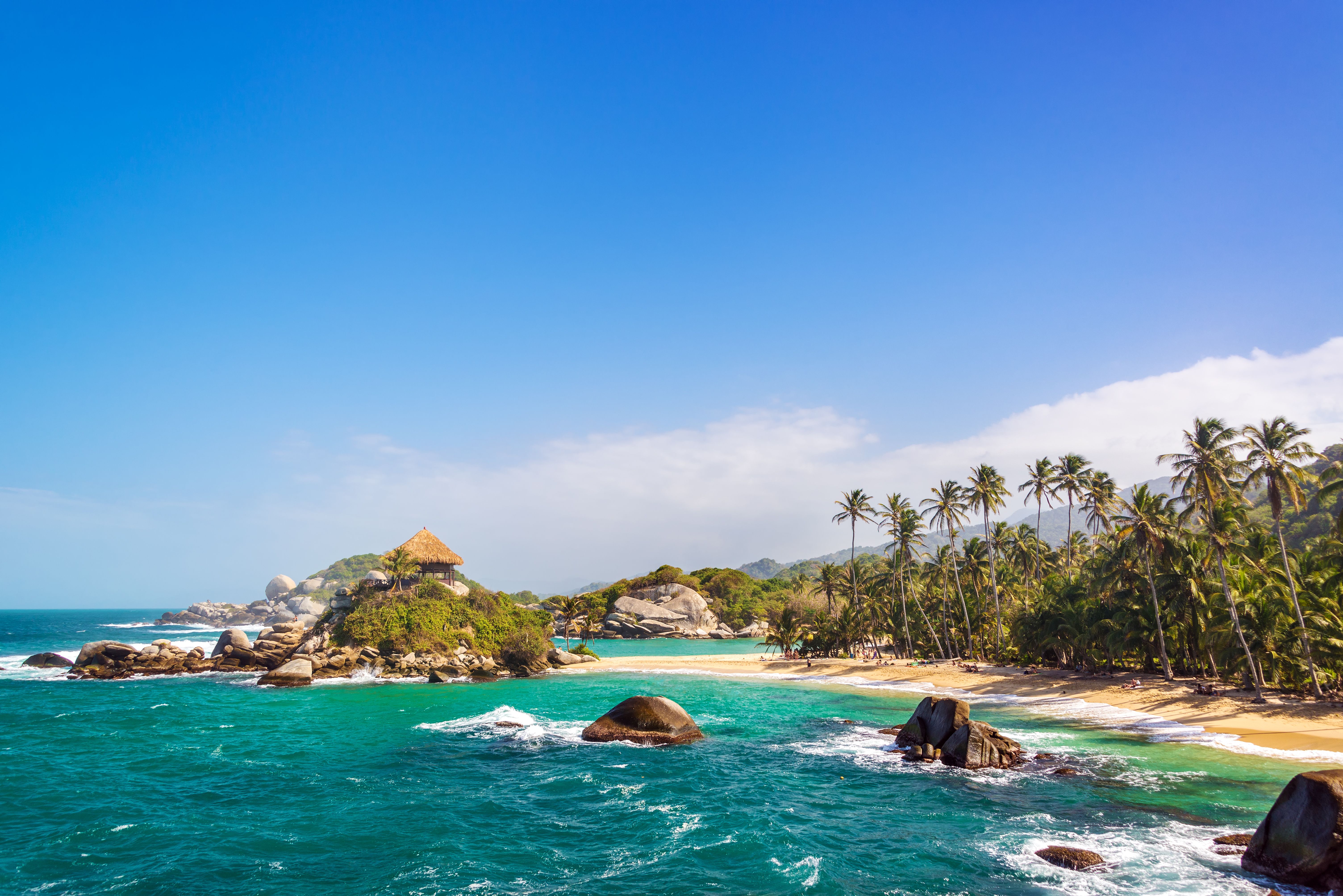 A beach in Tayrona National Park, Colombia
