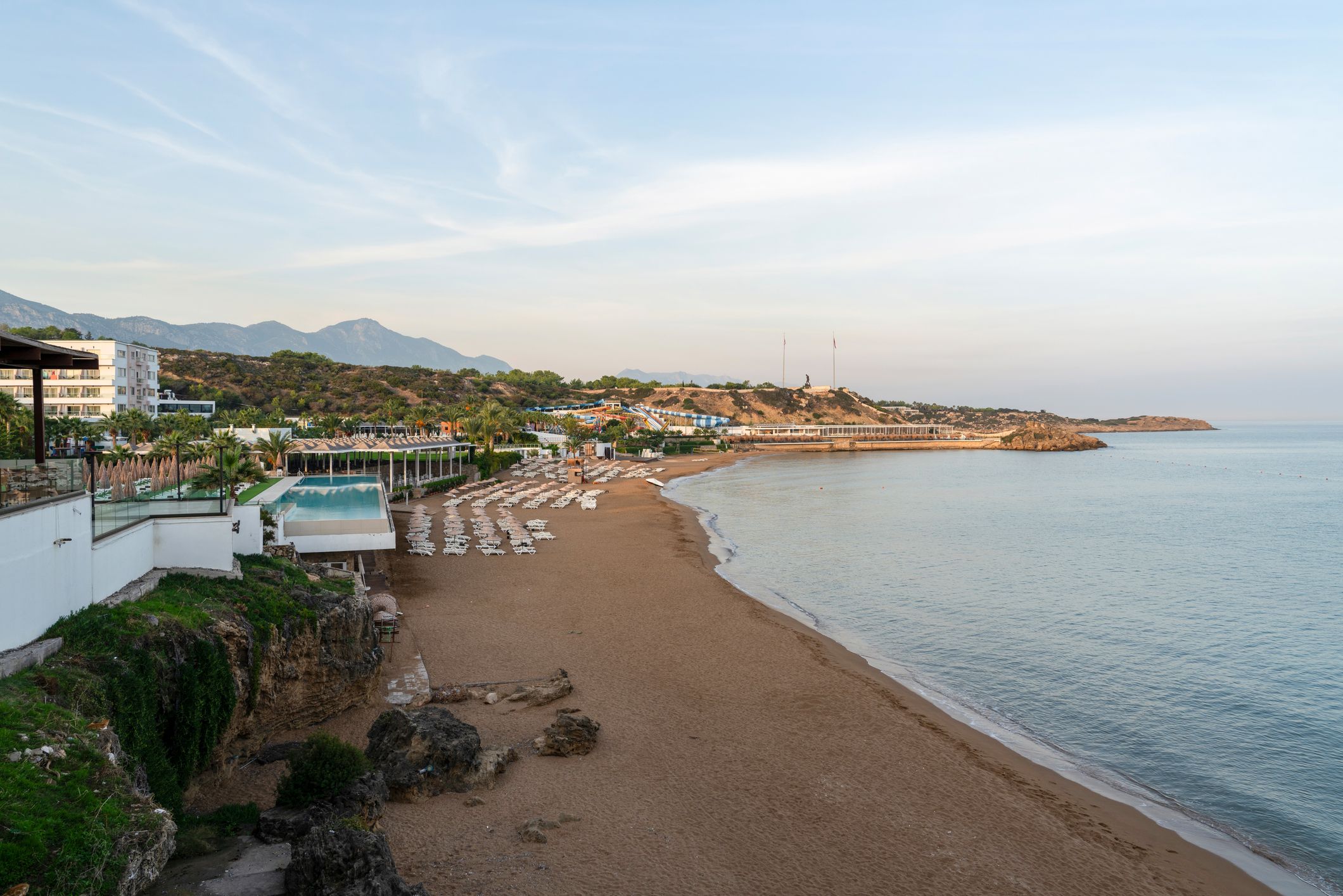 Acapulco Beach in Catalkoy, Kyrenia, Northern Cyprus