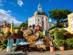 Portmeirion village in North Wales, UK