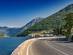 Coastal road in Montenegro leading to Kotor Bay