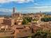 An aerial view of Perugia city, Italy