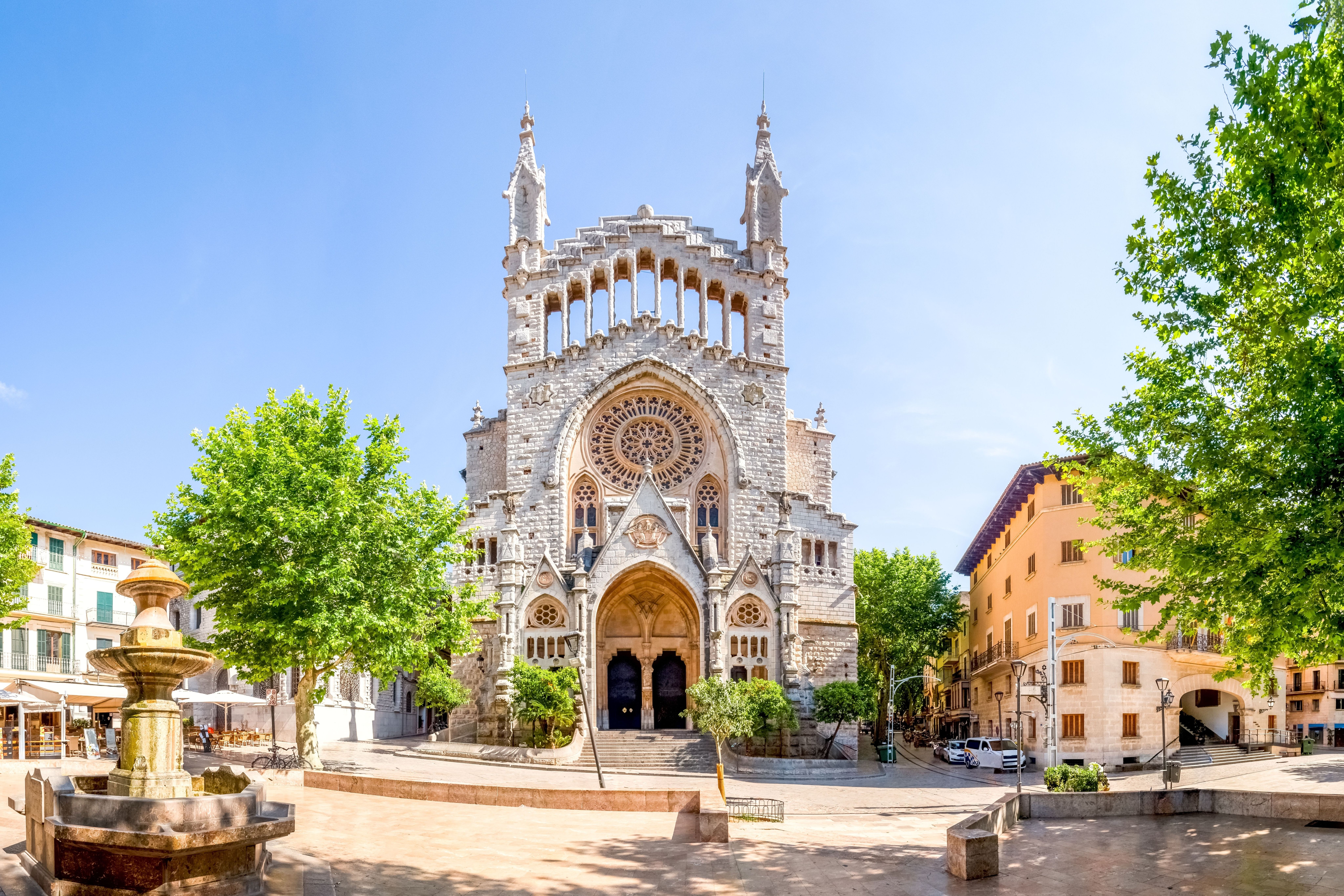 Soller cathedral in Majorca