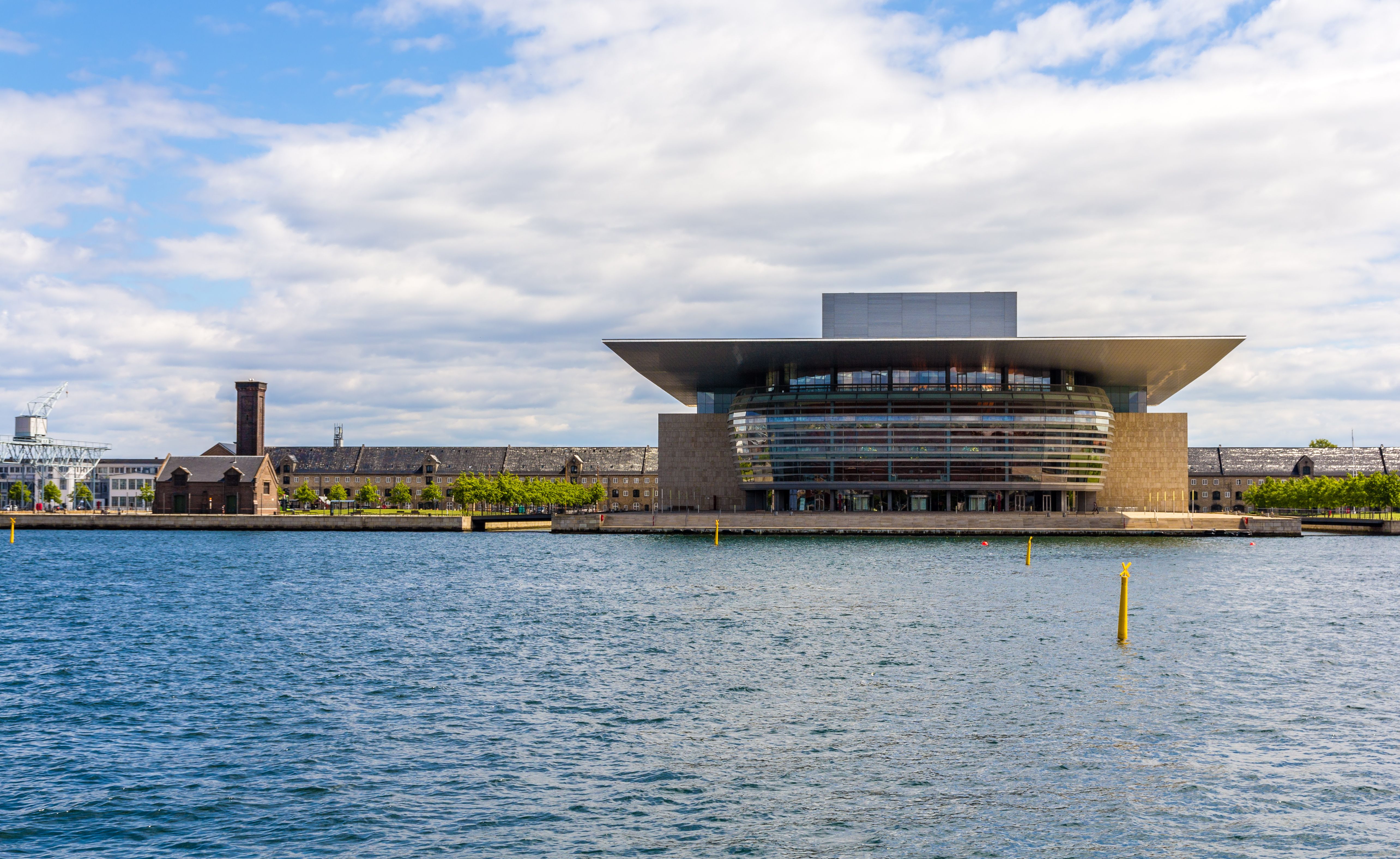 View of Copenhagen Opera House in Denmark