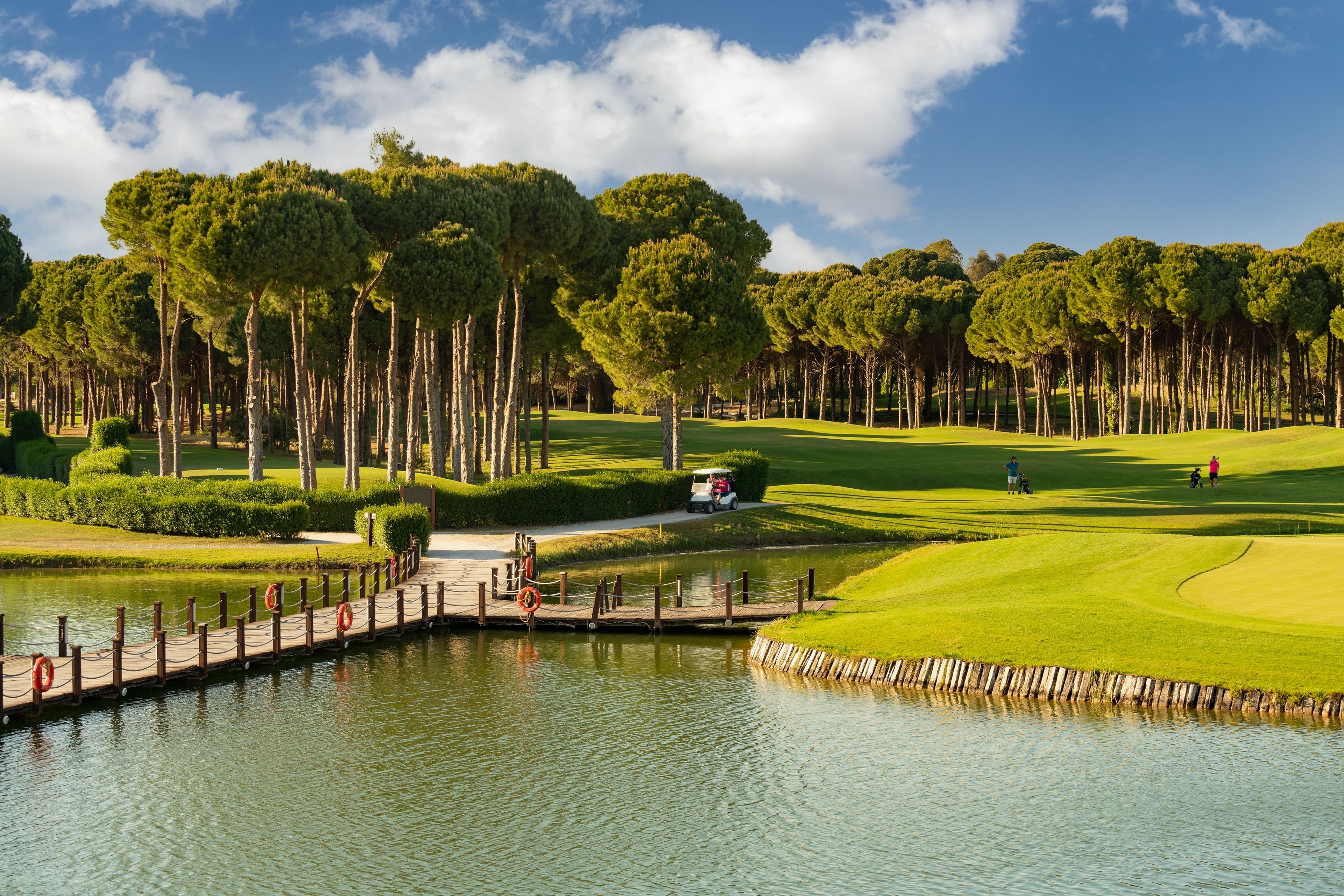 A view of a golf course in Belek, Turkey