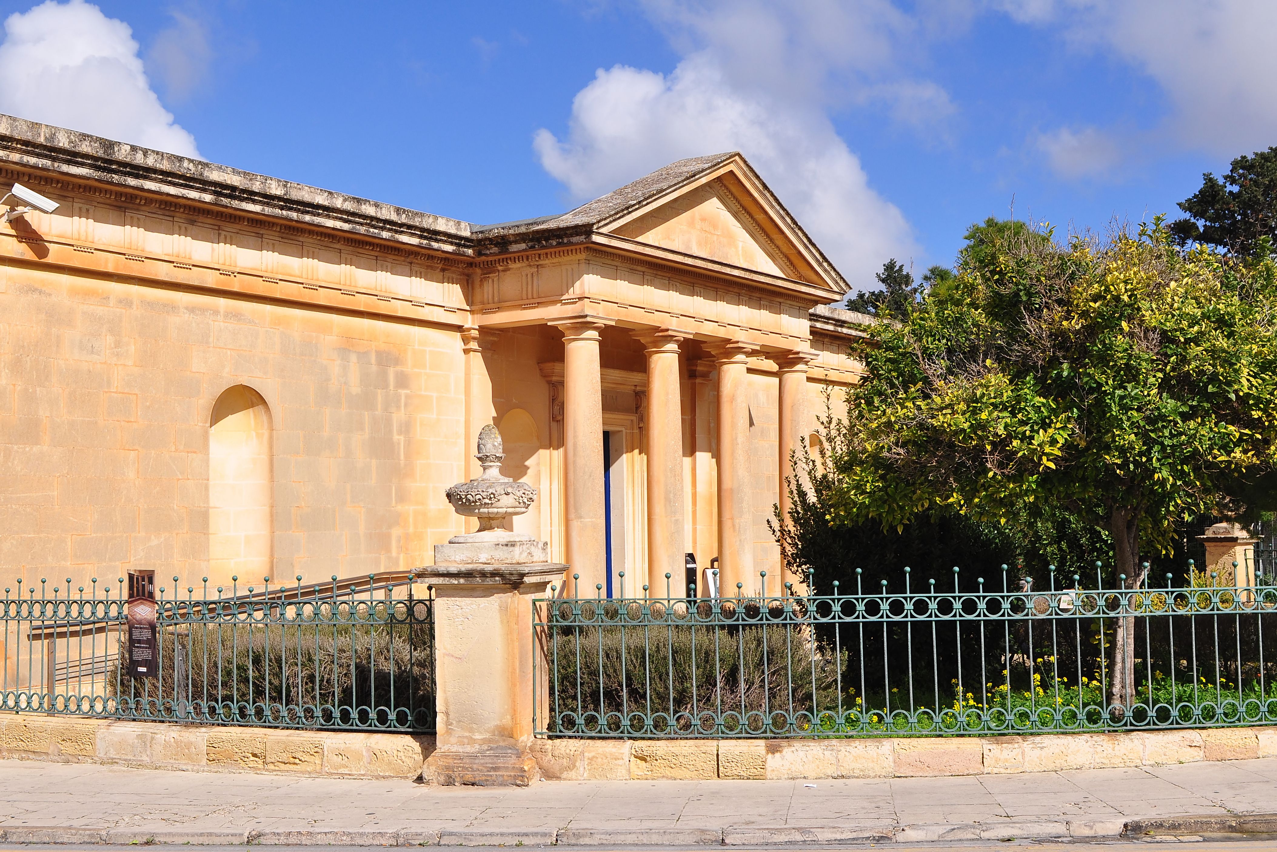 The Domus Romana (Roman house) museum near Rabat in Malta
