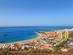 An aerial view of Los Cristianos resort and beach in Tenerife