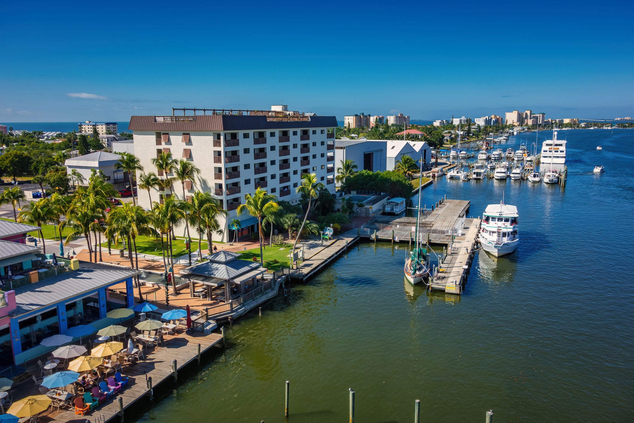 A view of Fort Myers waterfront in Florida