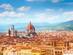 Florence's iconic domed cathedral towering above the rest of the city's skyline