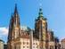 St. Vitus cathedral in Prague Castle courtyard, Czech Republic