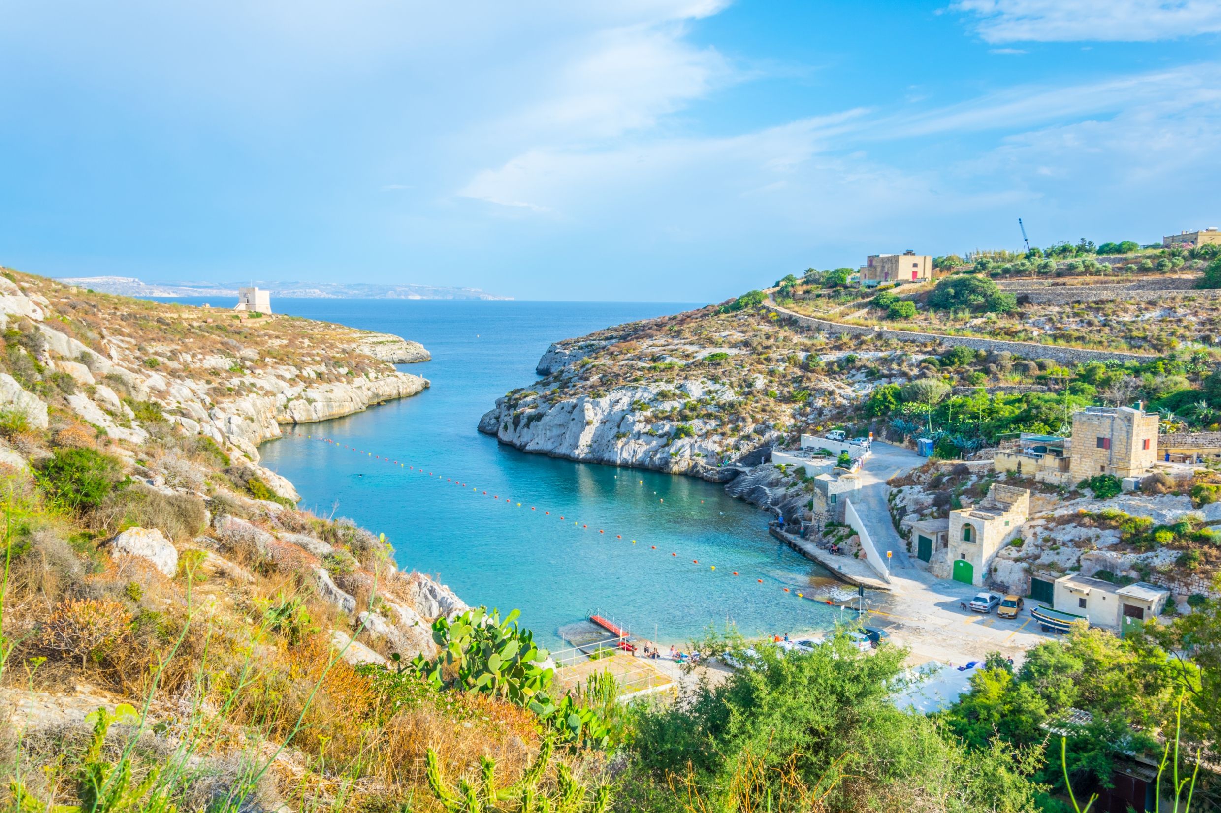 A view of Mgarr ix-Xini bay on Gozo, Malta