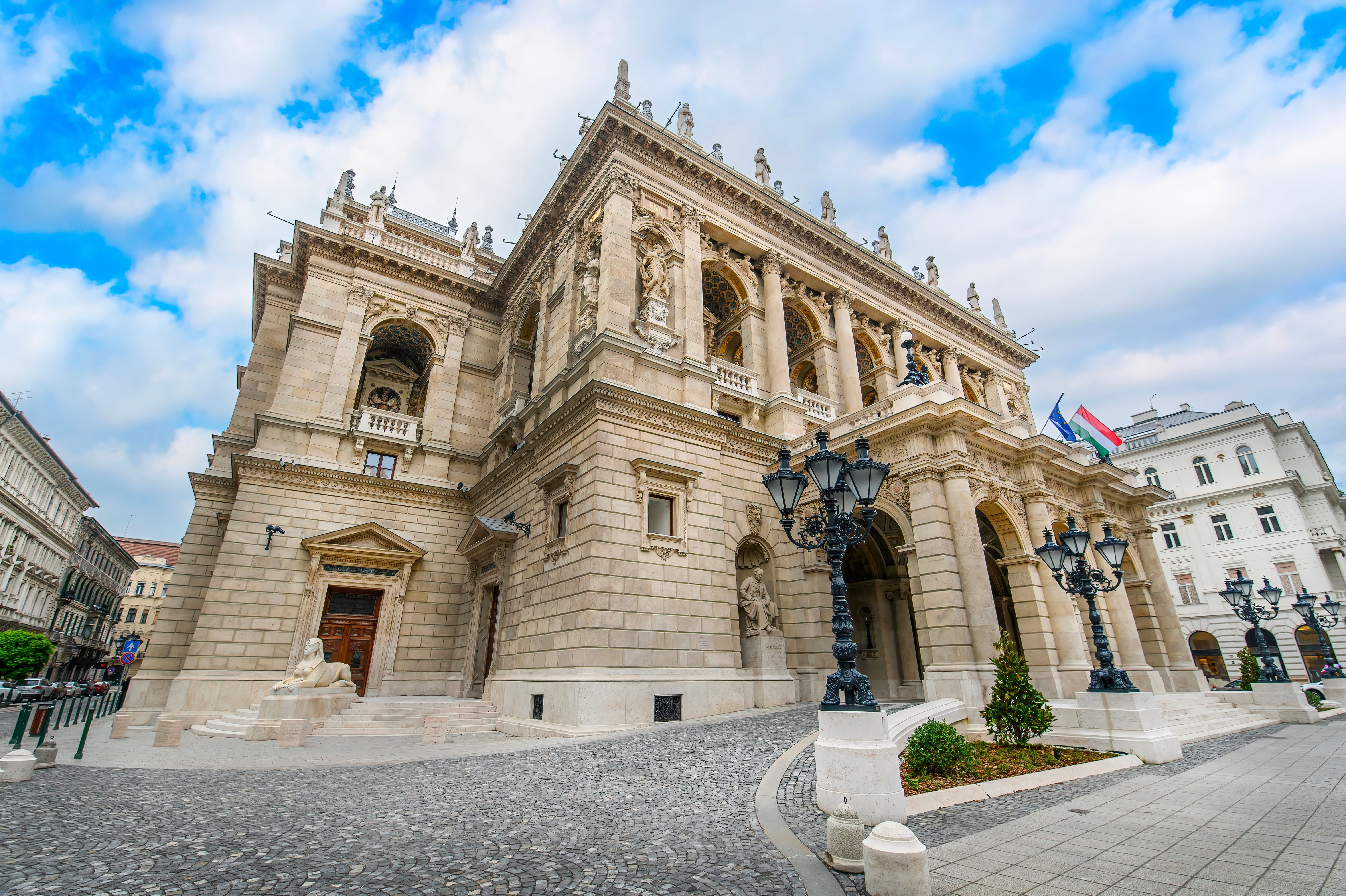 A view of the Royal State Opera House in Budapest, Hungary