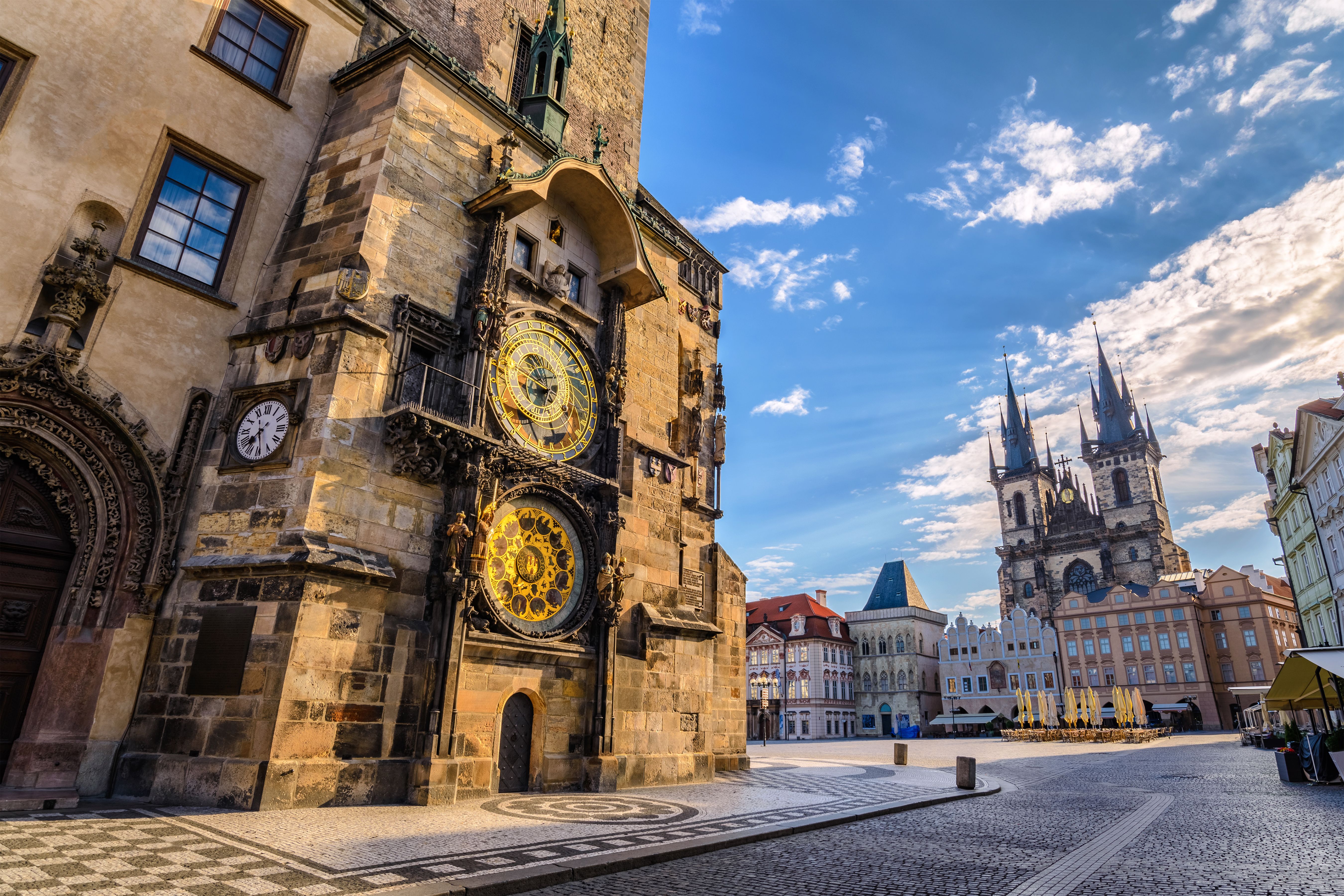 Prague Old Town Square and Astronomical Clock Tower