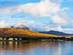 A lakeside view of Jura Island in the Inner Hebrides, Scotland, UK
