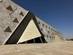 The pyramid-style exterior of the Grand Egyptian Museum in Cairo