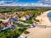A view of Sopot beach and pier on the Baltic Coast in Poland