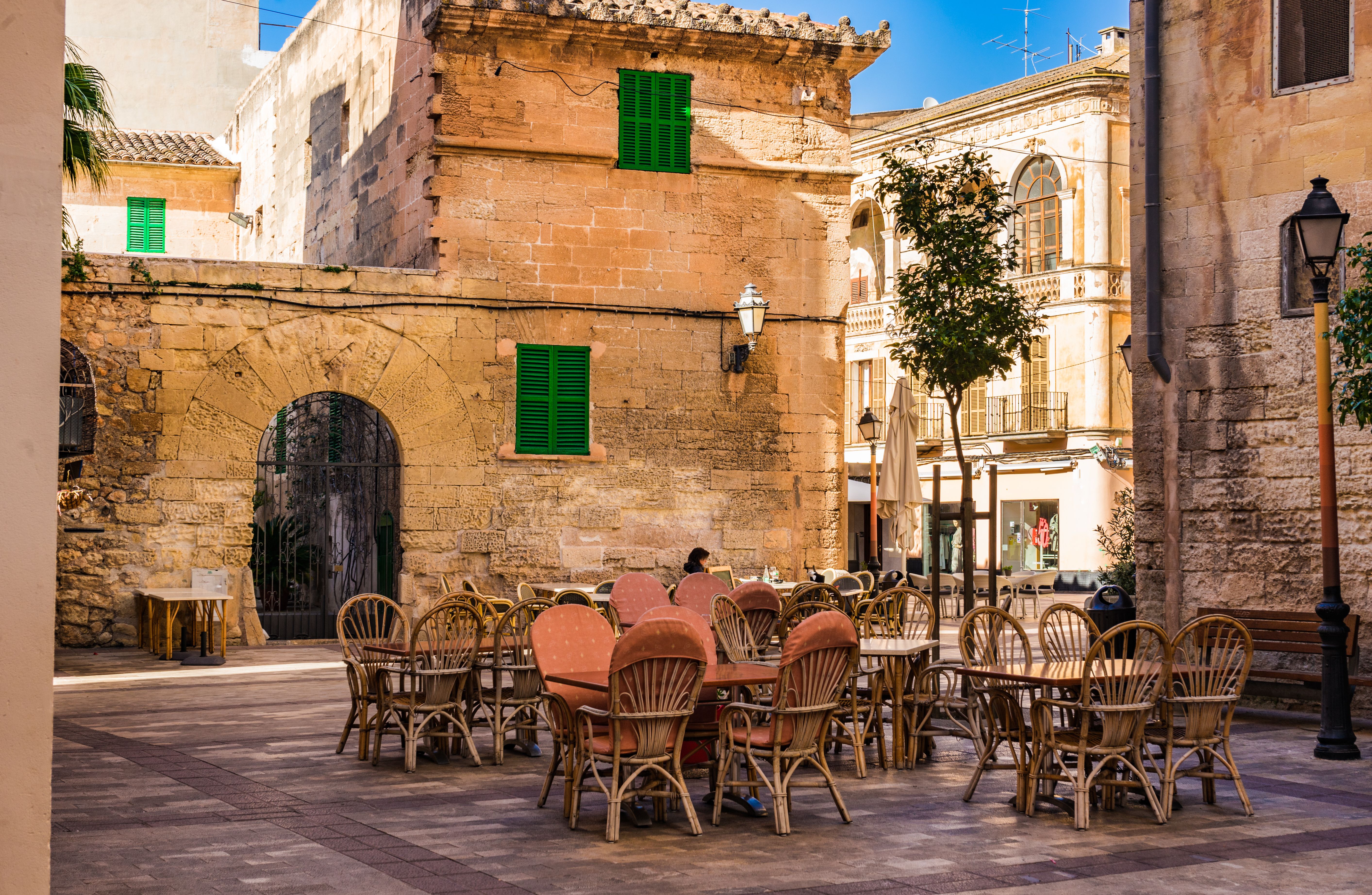 A view of Manacor town centre in Majorca