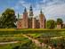 View of Rosenborg castle and gardens in Copenhagen.