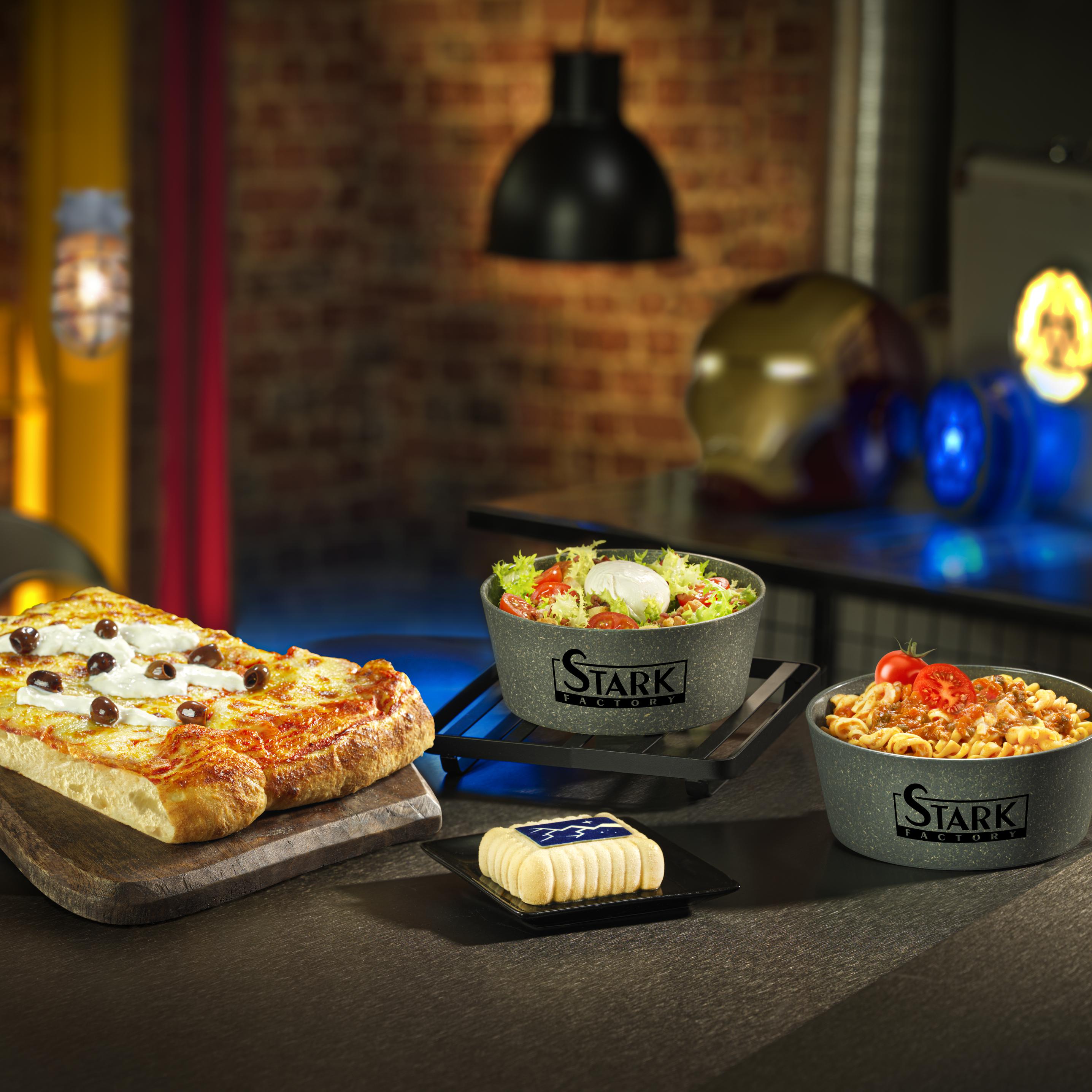 A view of meals at the Stark restaurant in Disneyland Paris