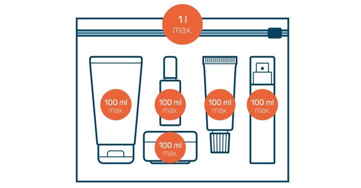 Easyjet hand luggage sales toiletries