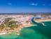Aerial view of Lagos town in the Algarve, Portugal