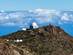 View over the Roque de Los Muchachos Observatory in La Palma, Canary Islands