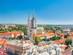 A view of Zagreb cathedral and city in Croatia