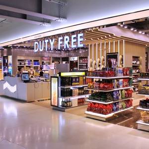 A picture of the Duty Free section in an Airport in Thailand