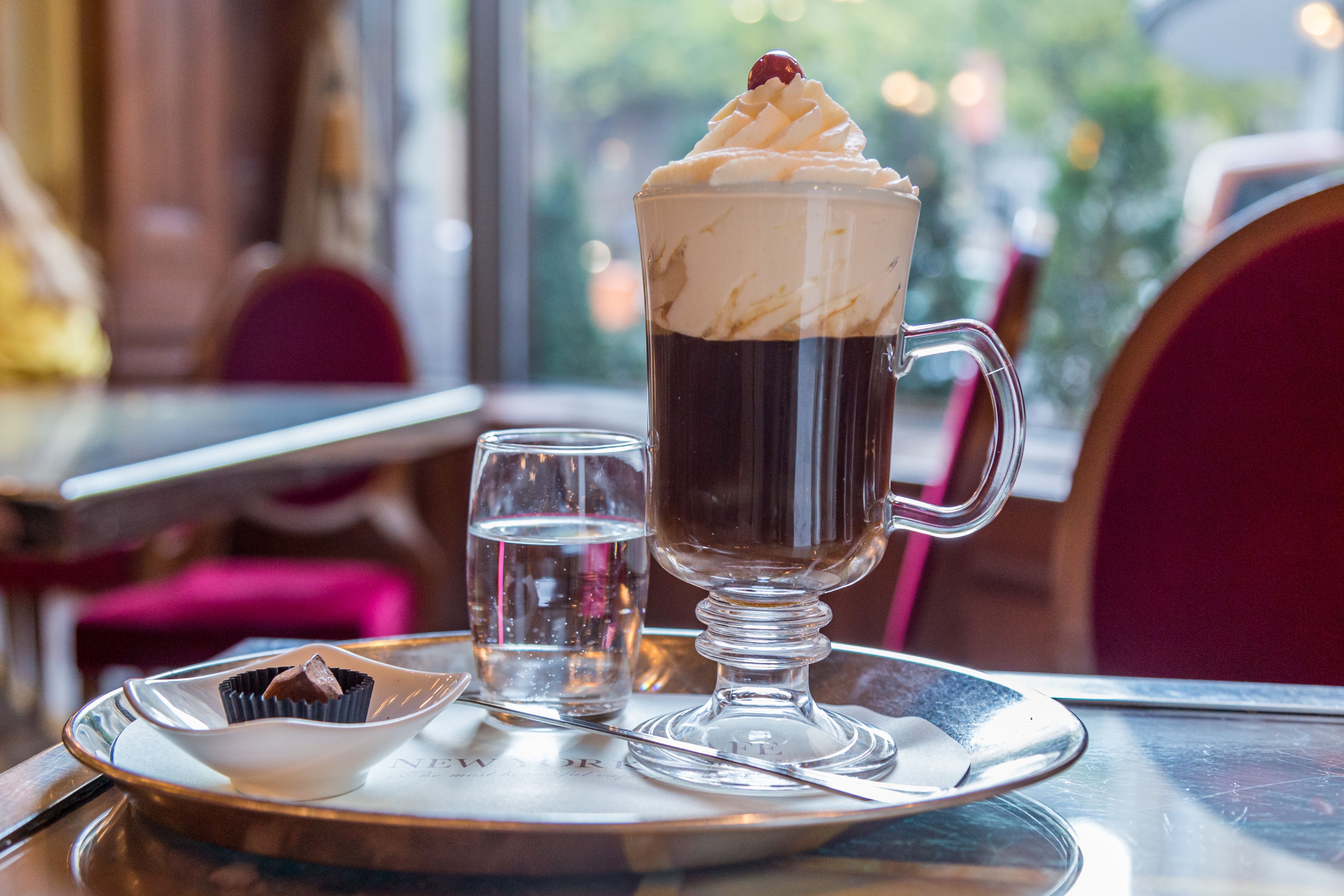 Hungarian coffee in New York café, Budapest