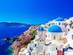 Oia town on Santorini island, Greece