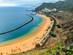 View of a beautiful Beach in Canary Island, Las Teresitas,Tenerife,Spain,Nikon D850
