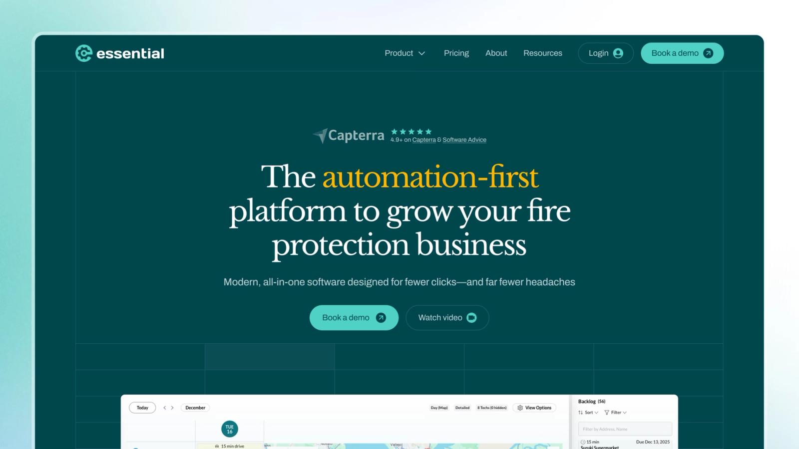 Essential — Software pentru firme de protecție la incendiu