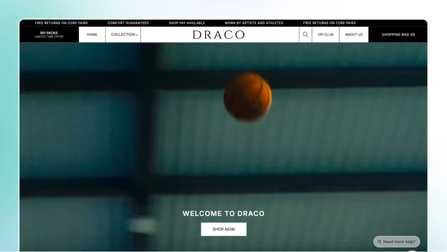 Draco Slides — Magazin de streetwear, cu abonament și pachete