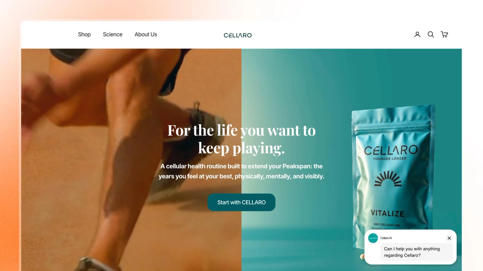 Cellaro — Magazin de suplimente, vândute ca rutină