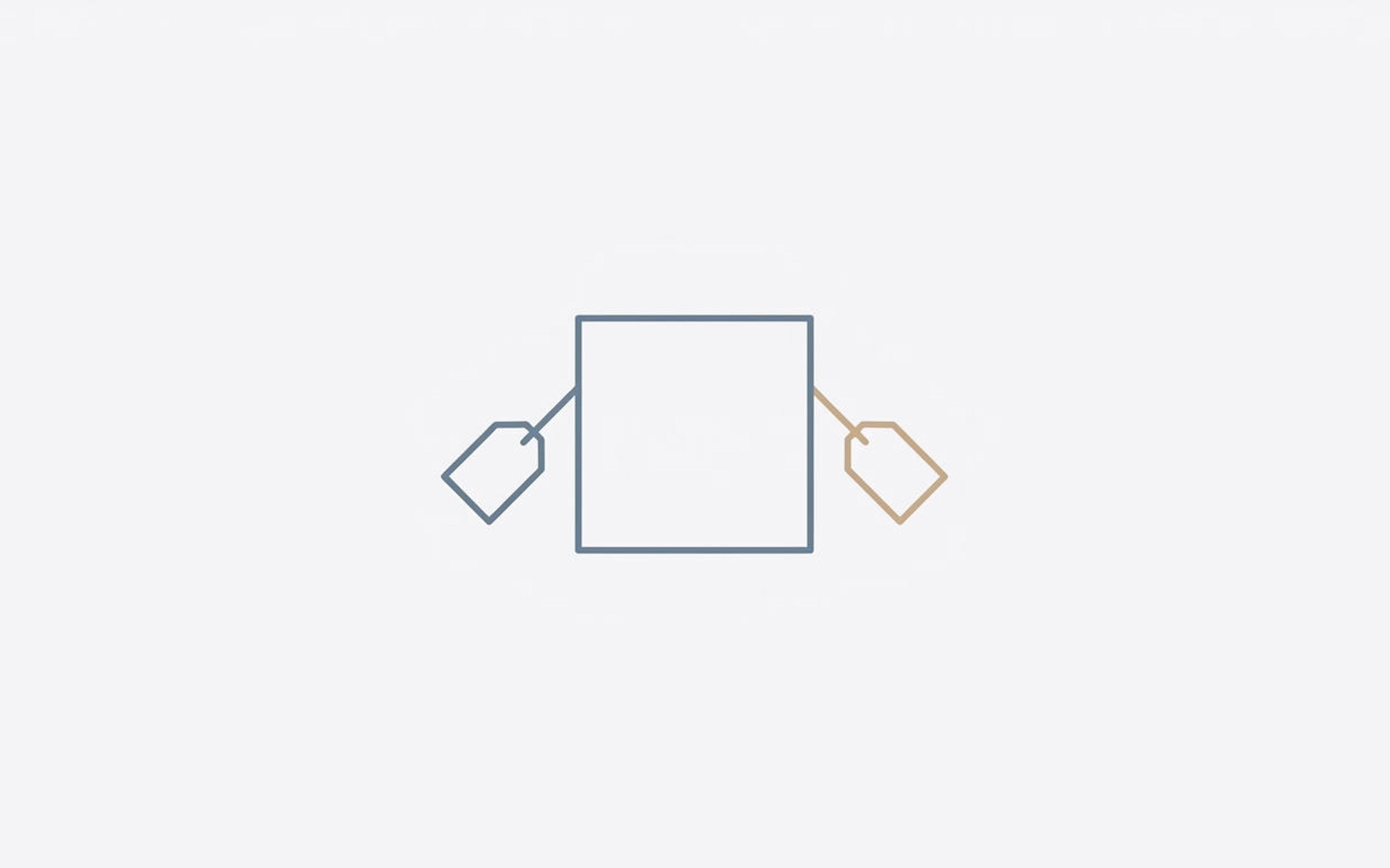 Illustration of one box with two identical tags attached, one on each side