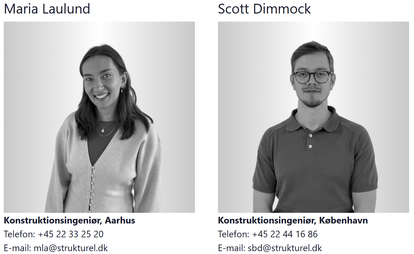 Maria Laulund og Scott Dimmock