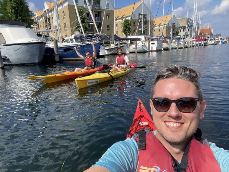 Sommerafslutning med kajaktur